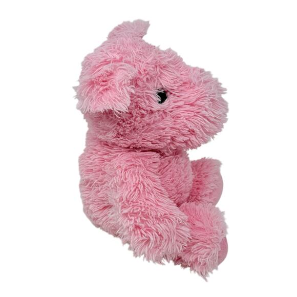 Posh International Fuzzy Pink Pig Soft Plush Stuffed Animal Toy 12" - Picture 9 of 12